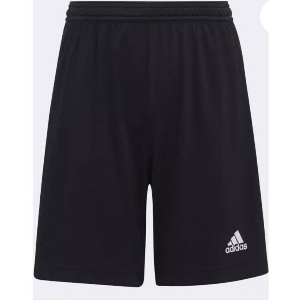 Adidas Kids Black Climalite Athletic Shorts Lg Elastic Waistband Athletic Sports